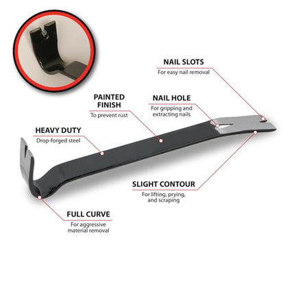 Performance Tool W2022 15 in. Heavy-Duty Flat Utility Pry Bar