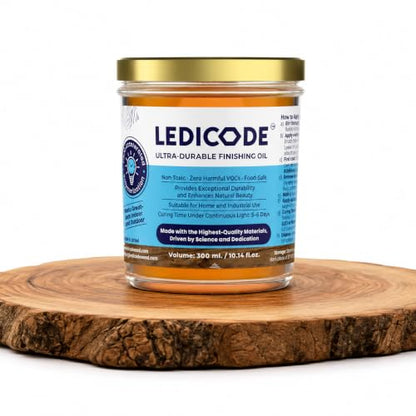 LEDICODE Advanced Polymer Wood Finish & Sealer, Plant-Based, 300ml - size: 300 ml/ 10.14 Fl Oz