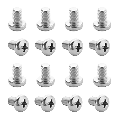 30Pcs M4-0.7 x 8mm Pan Head Phillips Machine Screws - size: M4 x 8mm