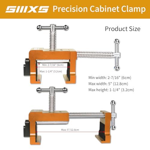 2-Pack Cabinet Clamps,Face Frame Clamps for Installing Cabinets
