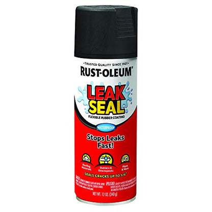 Rust-Oleum LeakSeal Black Flexible Rubber Coating Spray