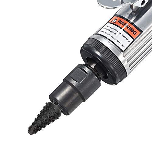 OIIKI 5 PCS Woodworking Twist Drill Bits, Wood Carving File Rasp Drill Bit - color: Black, 5 PCS, 0.47in