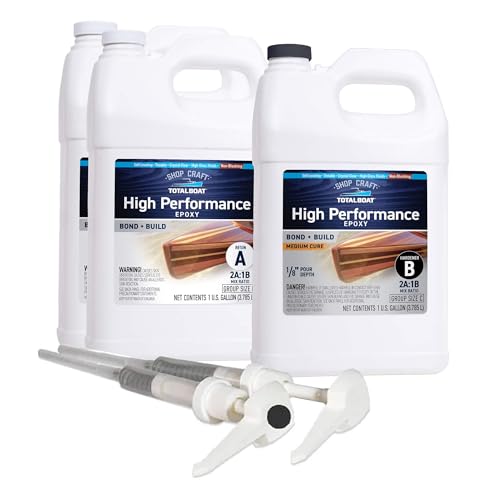 TotalBoat High Performance Clear Marine Epoxy Resin - 3 Gallon Kit, Medium - size: 3 Gallon, style: Medium