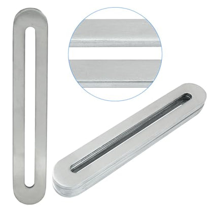Adjustable Flat Mending Plate 110mm/4.33 Inch 8 Pcs - size: 110mm/4.33 Inch,Silver