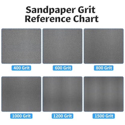 12 Pcs Detail Sander Sandpaper, 1200 Grit Triangular Sandpapers - size: 1,200 Grit