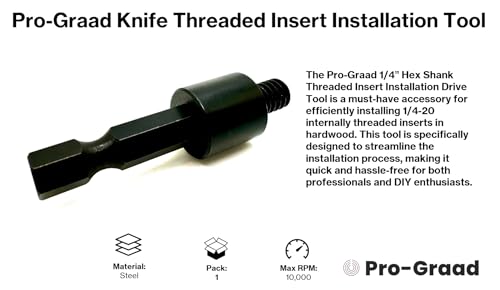 DT-4 Threaded Insert Driver, 1/4"-20, 1 Pack