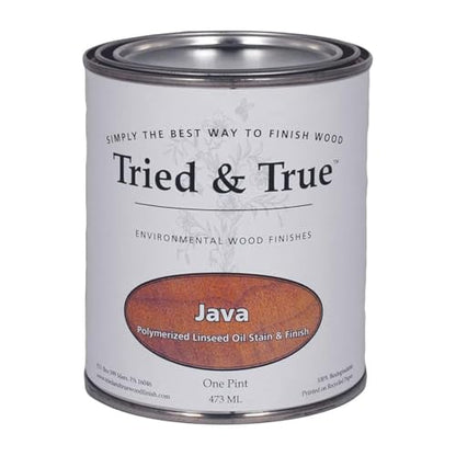 Tried & True Java Stain & Finish, Pint - color: Java, size: Pint