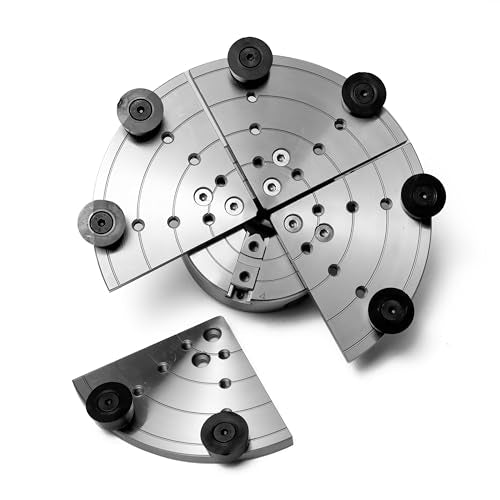CK-3.75Z-FJ8 8" Flat Jaws for BMWOOD CK100 Series Woodturning Lathe chuck, Compatible with the Harbor Freight Bauer 23222A-B chuck. - color: 8" Flat Jaws