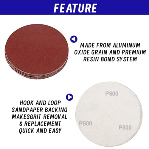 Sanding Disc Set Red (1x30 Inch-8Pcs) - style: Ultra-Fine Polishing Kit