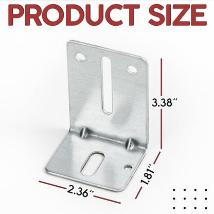 Garage Door Reinforcement Bracket - Garage Door Track Jamb Bracket J6, 8 Pack