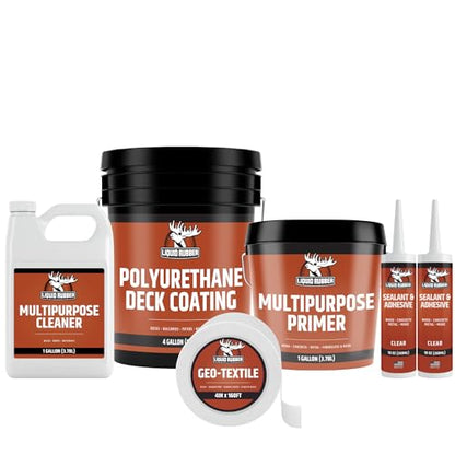 Liquid Rubber Deck Coating Bundle