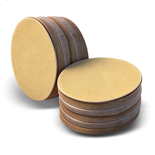 Waltyotur 100Pcs Hook and Loop Sanding Discs - 6 Inch NO-Hole 180-Grit Sandpaper with Aluminum Oxide for Polishing Accessories - size: 180-Grit, style: 6 Inch