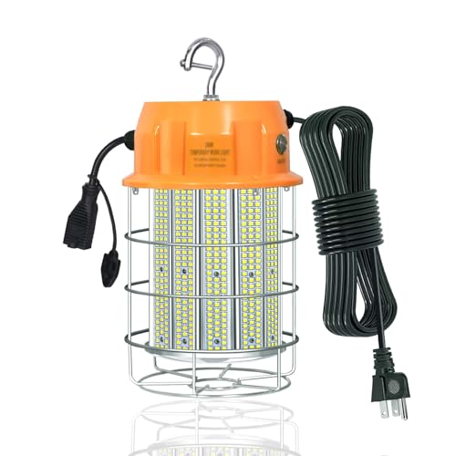 400W LED Temporary Work Light,Portable Hanging Construction Work Light