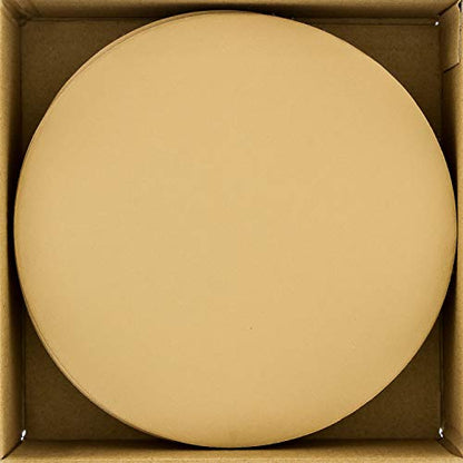 Dura-Gold Premium 6" Gold Sanding Discs, 500 Grit, Hook & Loop, Box of 50 - size: 500-Grit