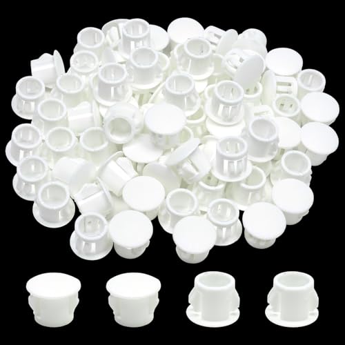 3/8 In/10 mm Plastic Hole Plugs, White Screw Hole Cover - style: 10mm (3/8")