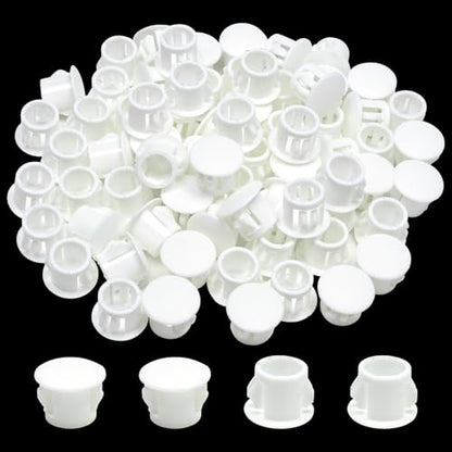 3/8 In/10 mm Plastic Hole Plugs, White Screw Hole Cover - style: 10mm (3/8")