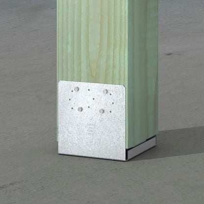 Simpson Strong-Tie ABU88Z ABU ZMAX Galvanized Adjustable Standoff Post Base for 8x8 (Pack of 4) - size: 4 Pack