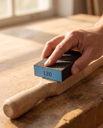 12Pcs Sanding Block Sponge Set, Reusable Sandpaper for Wood & Drywall - color: Deep Blue