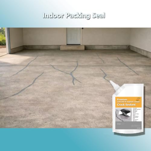 EWT Premium Concrete Crack Filler, Gray, 1 Count - color: Gray
