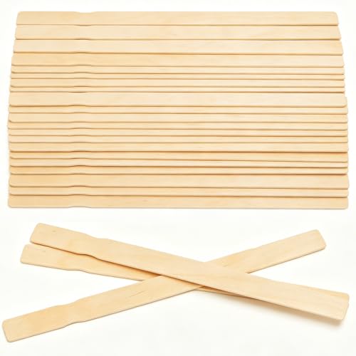 80 Pack 12 Inch Wooden Paint Stir Sticks, Multi-Purpose Paint Stirrers