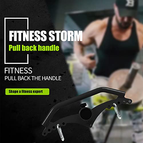 Adjustable Lat Pull down Bar, Cable Machine Attachments for Gym, Home Gym Fitness T-bar Row Pulldown Attachments, Lat Pull Down Machine Wide Grip Neutral Grip Handle - color: SP-B05