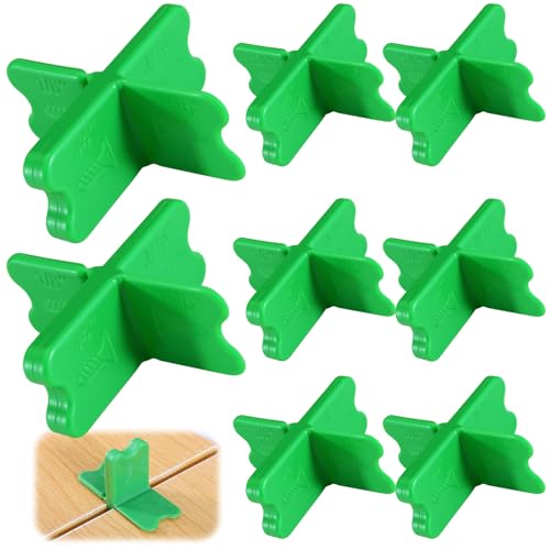 8 Pcs Deck Spacer Tool, 4 Thicknesses Deck Spacers - 1/16",1/8",3/16",1/4" - color: A-8PCS-Green
