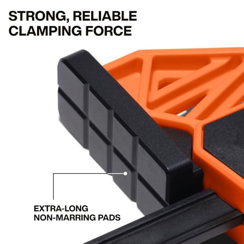 Klein Tools 47560 Speed-Klamp Long Pad and Pivot, 300-Pound, 2-Pack Replacements, Non-Marring Clamp Pads, Durable Grip Protection for Woodworking and Metal Projects - size: 300 lb Long Pad & Pivot
