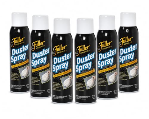 Fuller Brush Duster Spray -15.5 oz Multi Surface Dust Removing Sprayer - Safe Household Cleaning for Floors, Furniture, Blinds & Car Interiors (Pack of 6) - size: 6 Pack