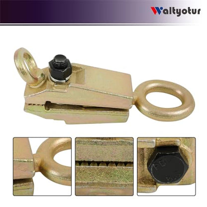 waltyotur Auto Body Repair Pull Clamp Frame Back Self Tightening Repair Tool Kit 5 Ton 2 Way