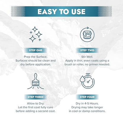 Polar Waterproofing Sealant - 17 Fl Oz - Clear Invisible Finish - Outdoor Waterproof Coating for Interior & Exterior Wood, Brick, Stone Surfaces, Concrete Tile & Grout - One Coat Waterproof Protection - size: 17 Fl Oz (Pack of 1)