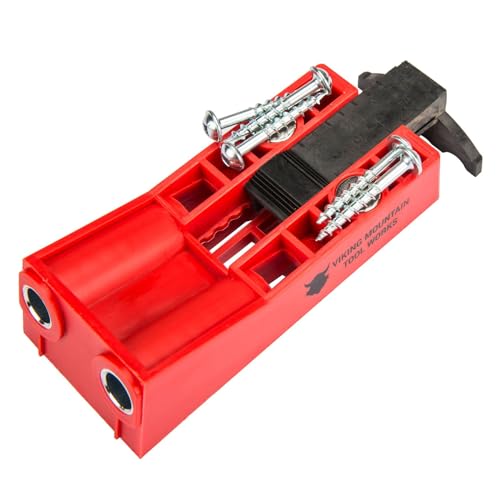 Viking Mountain Tool Works Pocket Hole Jig kit with Builders 500 pack of pocket hole screws for 3/4 hard and soft wood. Build tables, shelves, cabinets, furniture, and more!