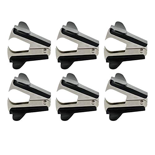 ZZTX 6 Pack Staple Remover Black