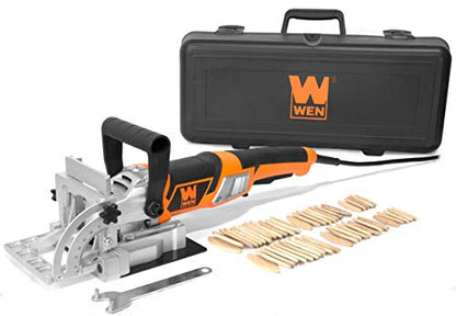 WEN JN8504 8.5-Amp Plate and Biscuit Joiner with Case and Biscuits - style: Joiner