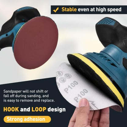 10 PCS 120 Grit PSA Sanding Discs Self Stick Adhesive Sandpaper
