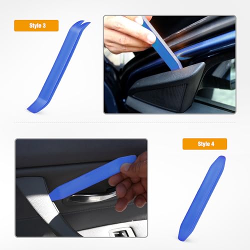 GOOACC Auto Trim Removal Tool Kit No-Scratch - color: 4PCS Trim Removal Tool Blue