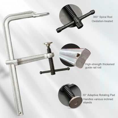 9" Heavy Duty Hand Clamps for Woodworking