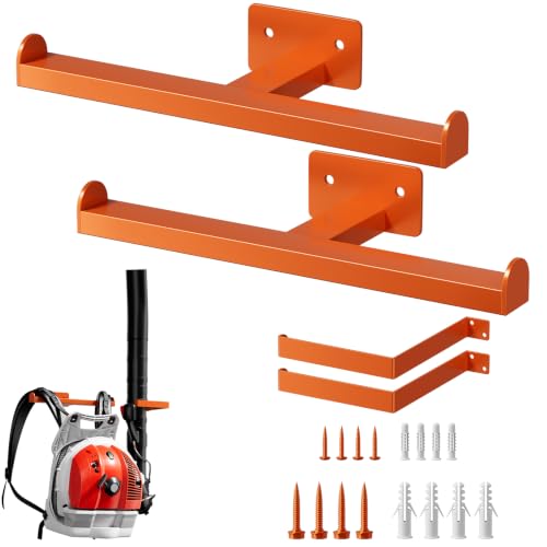Backpack Leaf Blower Hanger with Tube Hook, Orange, 2 Packs - color: Orange 2 Packs