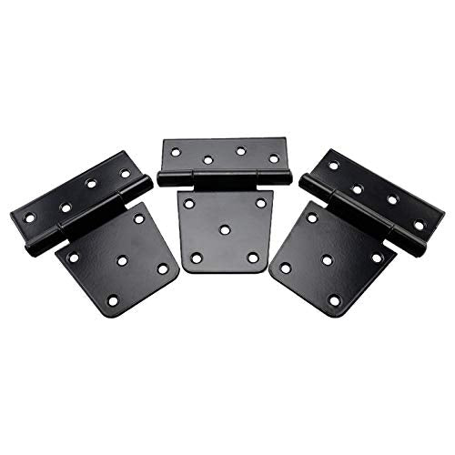 6 Pack 3.5 Inch Heavy Duty Gate Hinges, Barn Door Hinges with Screws