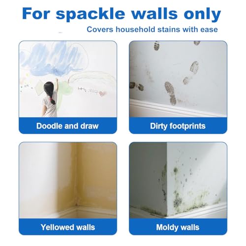 White Interior Wall Paint 6.35 Oz,Drywall Primer for Stain & Graffiti Cover - color: White Wall Paint