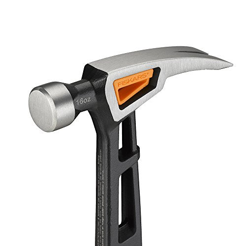 Fiskars Pro IsoCore 13.5" Finishing Hammer with Rip Claw, 16oz - style: Rip Claw Finishing Hammer