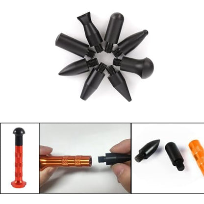 Dent Repair Tools Rubber Hammer 9 Heads Tap Down Tools Paintless Dent Removal Kit