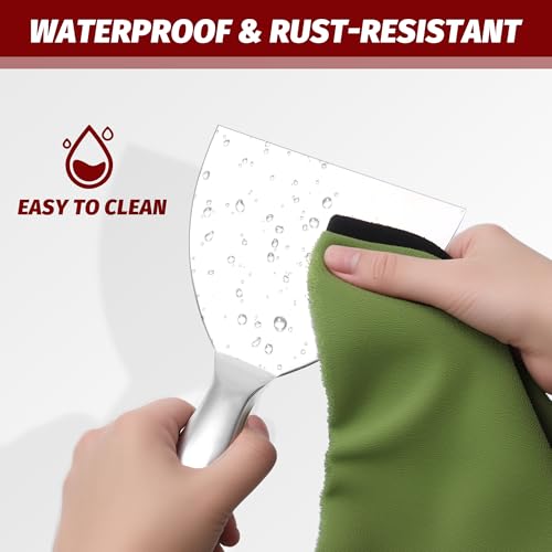 Putty Knife, 6in All-Stainless Steel Scraper Tool