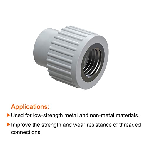 HARFINGTON 30pcs Wire Threaded Inserts 8#-32 UNC 3D 12.6mm - size: 8#-32 UNC
