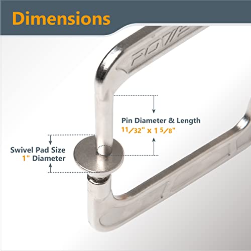 POWERTEC Pocket Hole Clamp, Quick Release 12” Right Angle Clamp for Pocket Hole Joinery, Vise Grip Clamps w/Ergonomic Grip & Swivel Pad, Clamps for Woodworking, DIY, Drawer Making - 2PCs (71744) - size: Pocket Hole Clamps (2PCs)