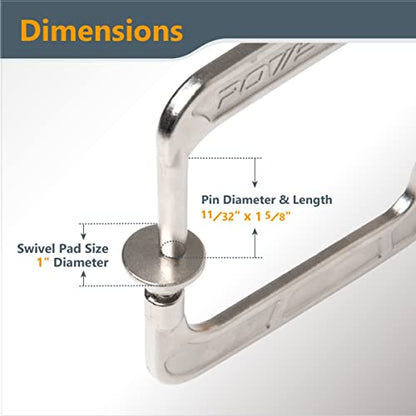 POWERTEC Pocket Hole Clamp, Quick Release 12” Right Angle Clamp for Pocket Hole Joinery, Vise Grip Clamps w/Ergonomic Grip & Swivel Pad, Clamps for Woodworking, DIY, Drawer Making - 2PCs (71744) - size: Pocket Hole Clamps (2PCs)