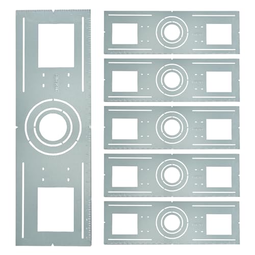 CycevSun New Construction Mounting Plate Wafer Light Bracket, 6-Pack