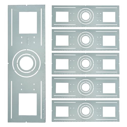 CycevSun New Construction Mounting Plate Wafer Light Bracket, 6-Pack