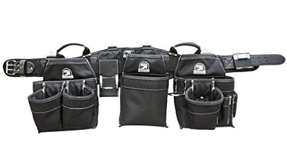 Gatorback B145 Carpenter & Framer Triple Tool Belt Combo, Small - size: Small 26"-30"
