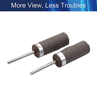 Utoolmart Sandpaper Sticks Cylinder Abrasive Polishing Grinding Mounted Point 3000 Grits 2 Pcs - size: 3000