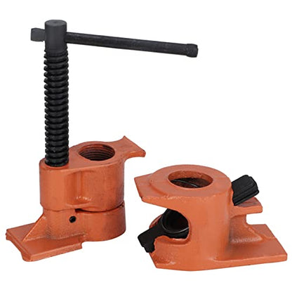 Pipe Clamp Jaws Vise Fixture Set, Woodworking Tool Kit, Wood Gluing Pipe Clamp Set for Woodworking (Normal)